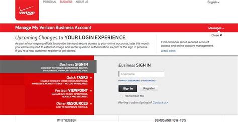 verizonenterprise com login